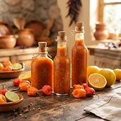 Salsa de chile habanero artesanal (3 frascos)