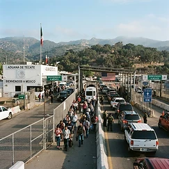 Cruces y logística transfronteriza en la garita de Tecate