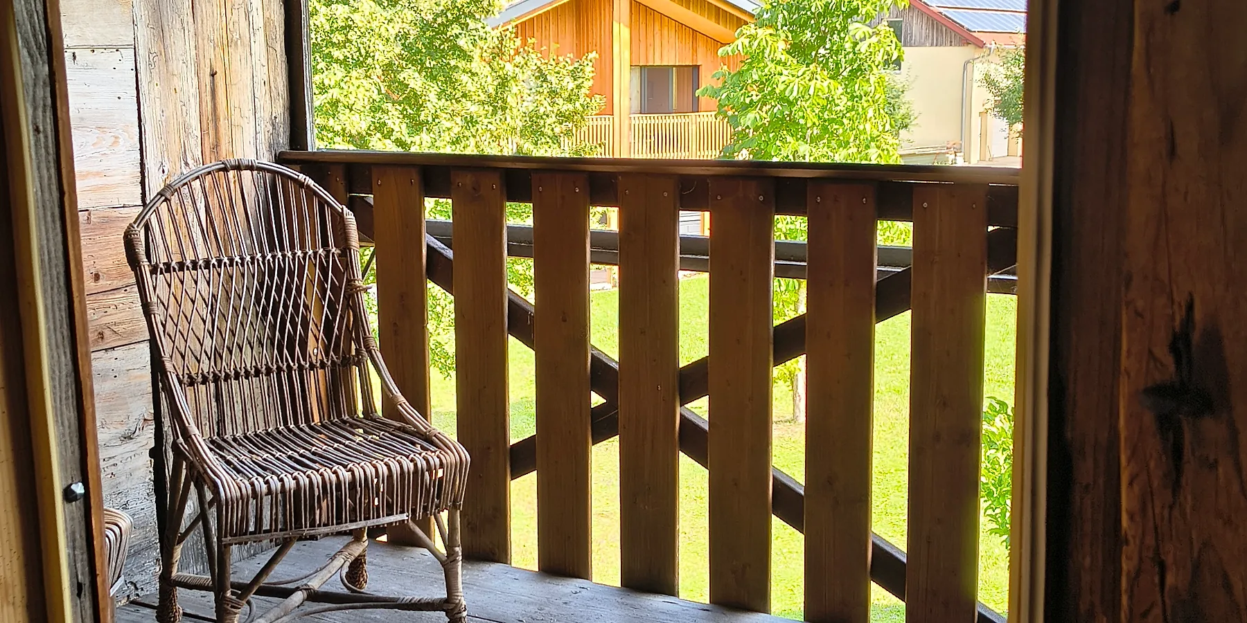 Blick vom Seminarhaus in die Natur