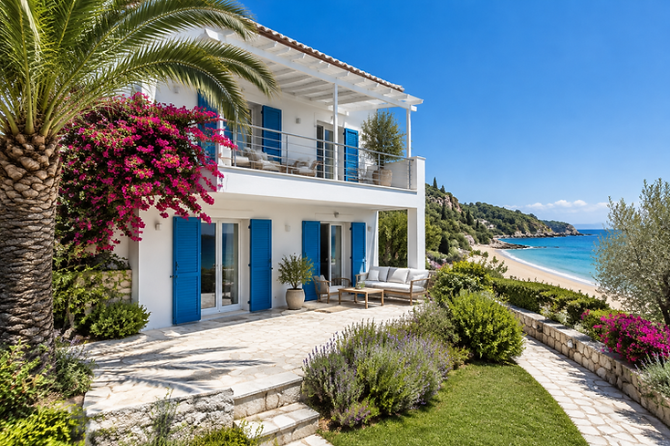 Πωλούνται μεζονέτες 155 τ.μ. στον Άγιο Γεώργιο Αργυράδων – 100 μ. από την παραλία — φωτογραφία 1