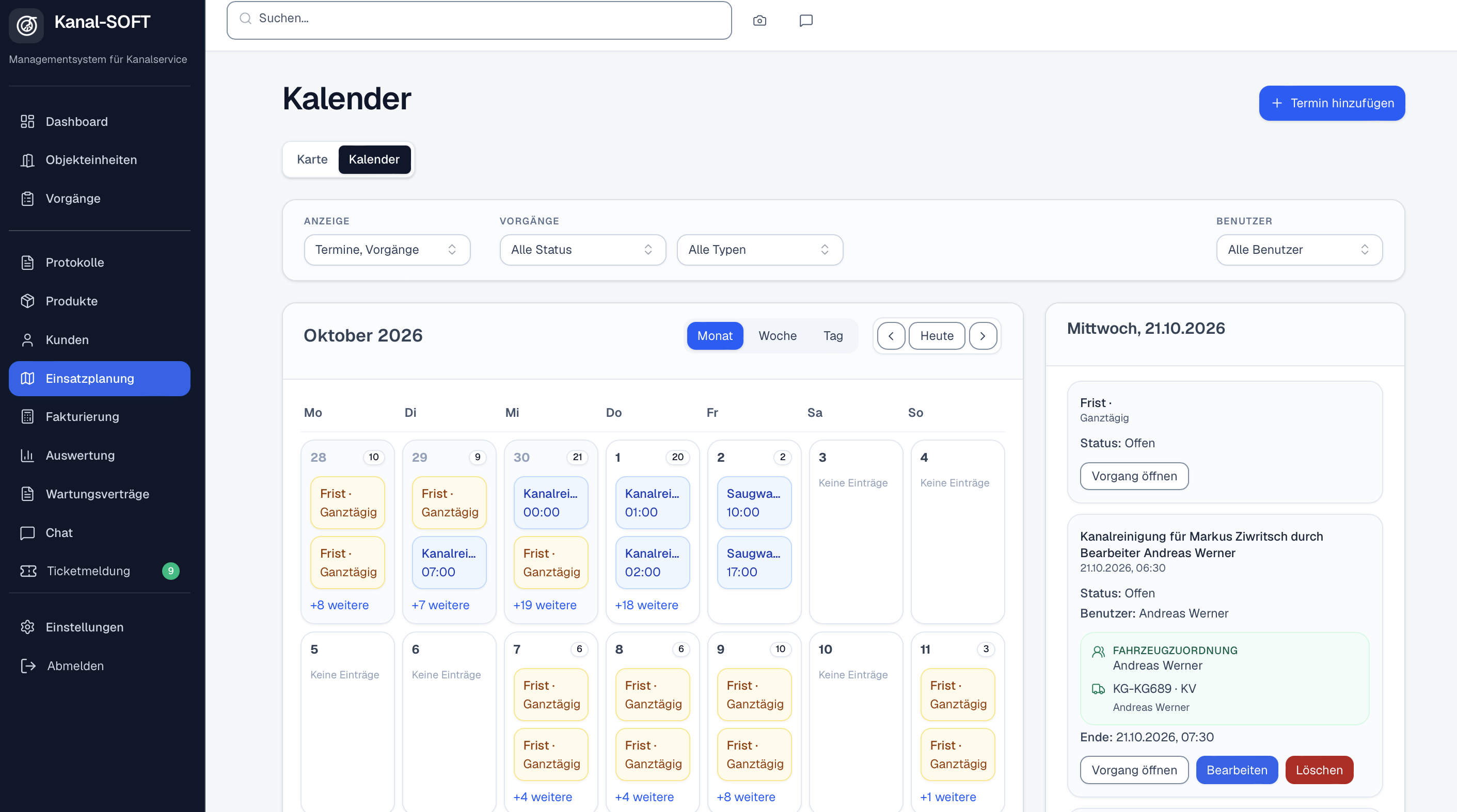 Kanal-SOFT Kalender