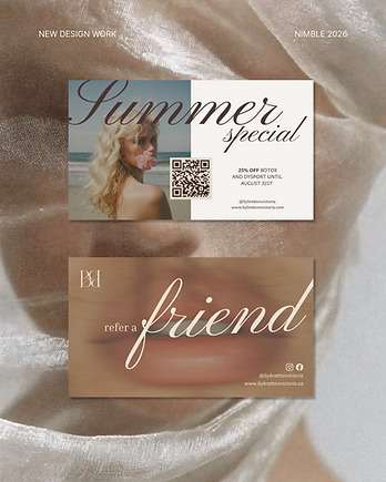 By Bretton Victoria promotional campaign — summer special and refer a friend designs