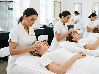Lash & Brow Artistry Diploma training at the British Institute of Beauty and Aesthetics