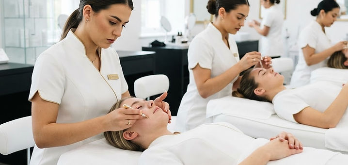 Hair Extension Training training at the British Institute of Beauty & Aesthetics