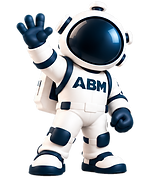 ABM astronaut waving hello