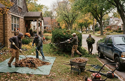 Landscaping and yard clean-up