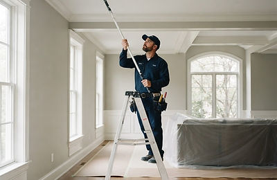 Ceiling and wall repaint