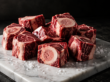 Bone-in Shank Cubes — halal Stew cut · bone-in
