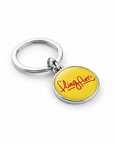 FlingFire Enamel Keyring