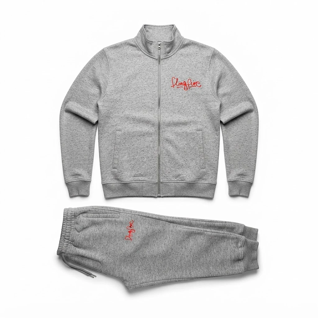FlingFire Marl Tracksuit 1