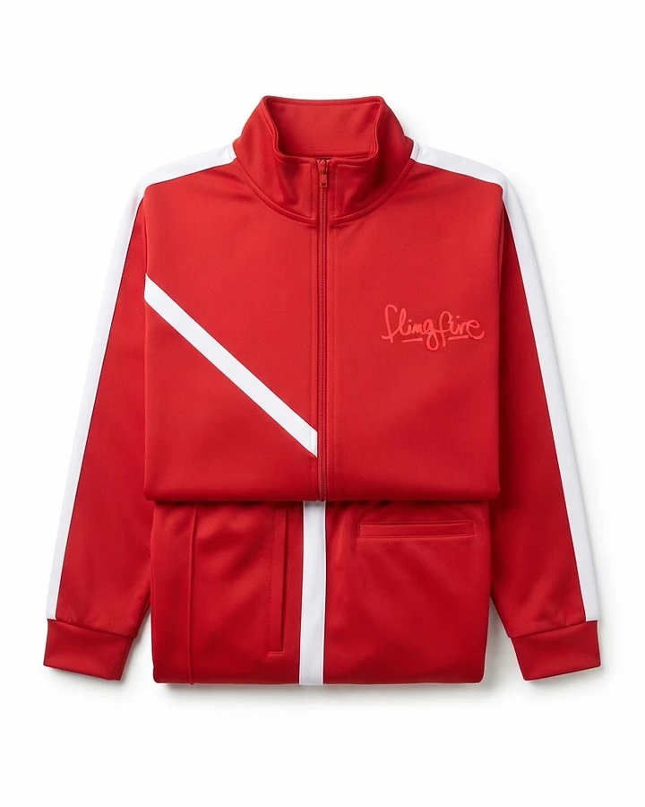 FlingFire Scarlet Tracksuit 1