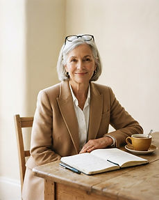 Sample portrait of a woman talking about keeping it