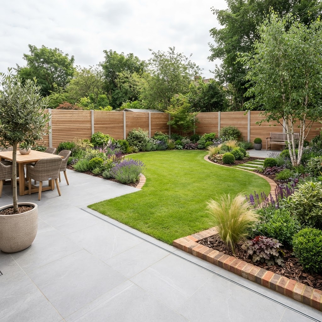Before and after: a new tarmac driveway with block paving borders