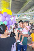 Entrega de meriendas y alimentos