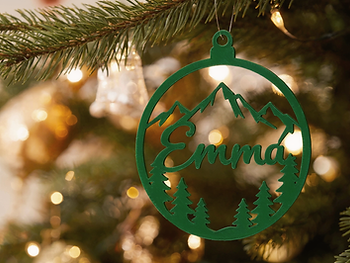 Personalized Name Christmas Ornament