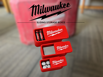 Milwaukee Sliding Storage Boxes