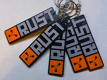 Rust Game Keychain