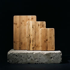 Slate Bamboo Cutting Board Set — Slate