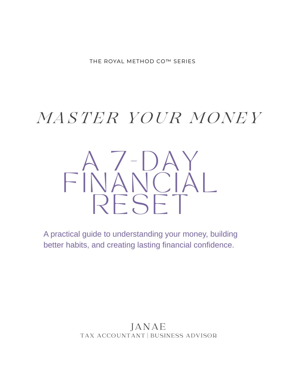 Master Your Money 7-Day Financial Reset preview