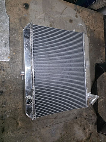 Rebuilt aluminium radiator