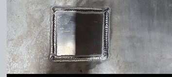 Aluminium patch panel weld