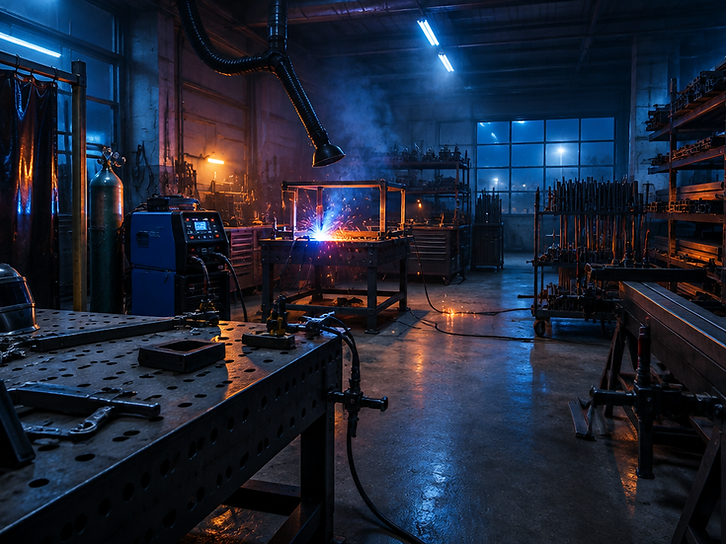 Keyser Specialized Welding workshop and fabrication work