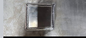 TIG welded patch plate