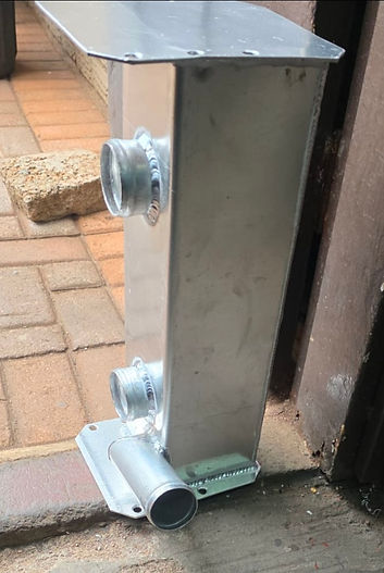 Fabricated aluminium box