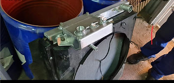 Fabricated radiator header tank