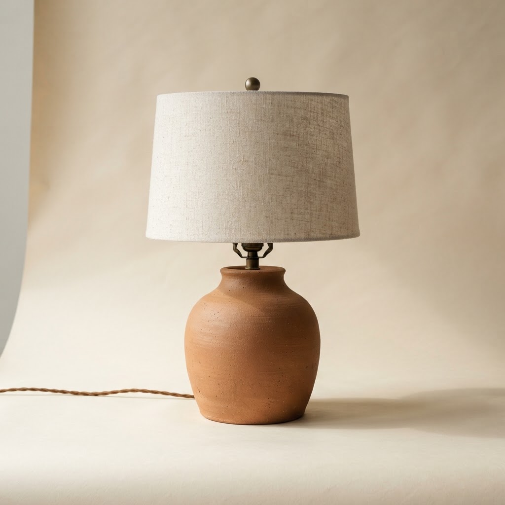 The Ceramic Table Lamp in Clay