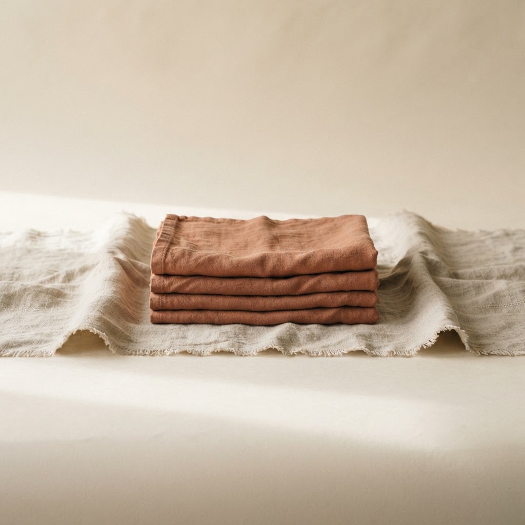 The Linen Table Set in Oat