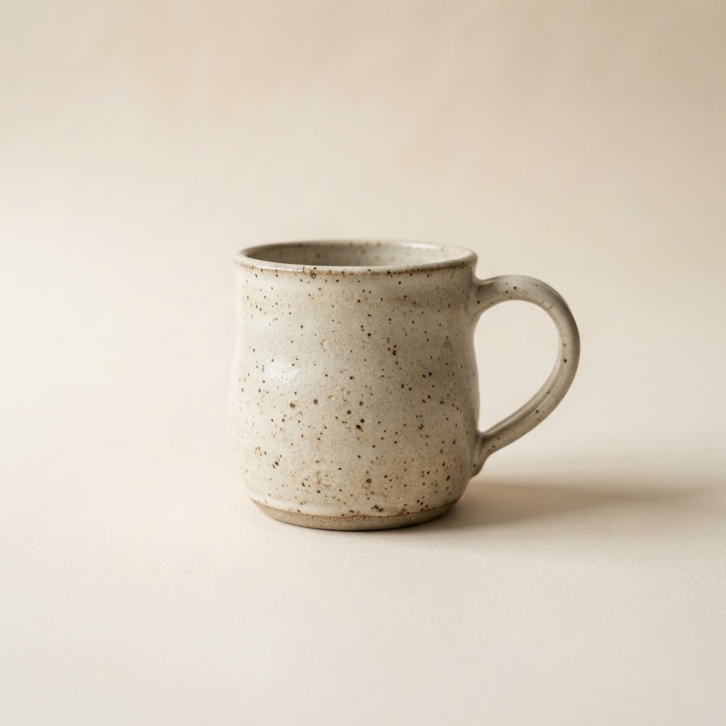 The Stoneware Mug in Oatmeal