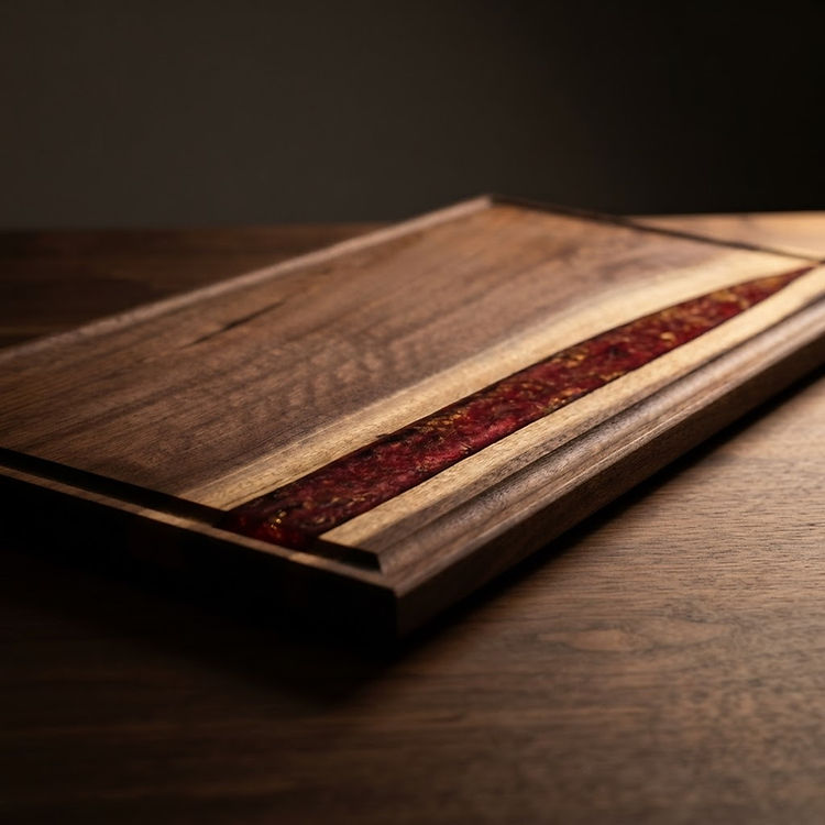 Epoxy River Serving Board
