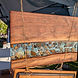 Live Edge River Board with Stone