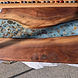 Live Edge River Board with Stone