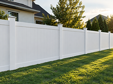 Vinyl fence