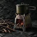 Folding Wood-Burning Camp Stove