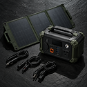 Portable Power Station + Folding Solar Panel