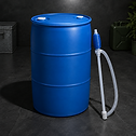 55-Gallon Food-Grade Water Barrel + Siphon Pump