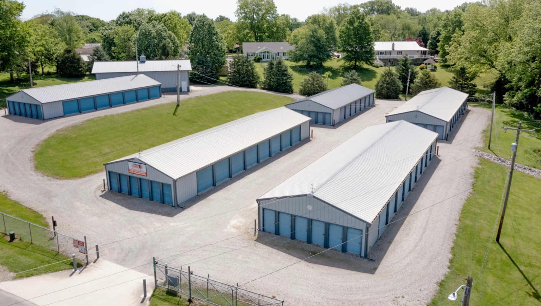 Aerial view of the self-storage facility featured in the My Storage Partners revenue growth case study