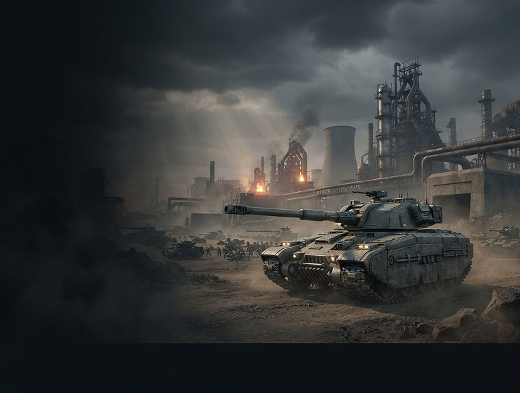 Ash & Alloy industrial battlefield