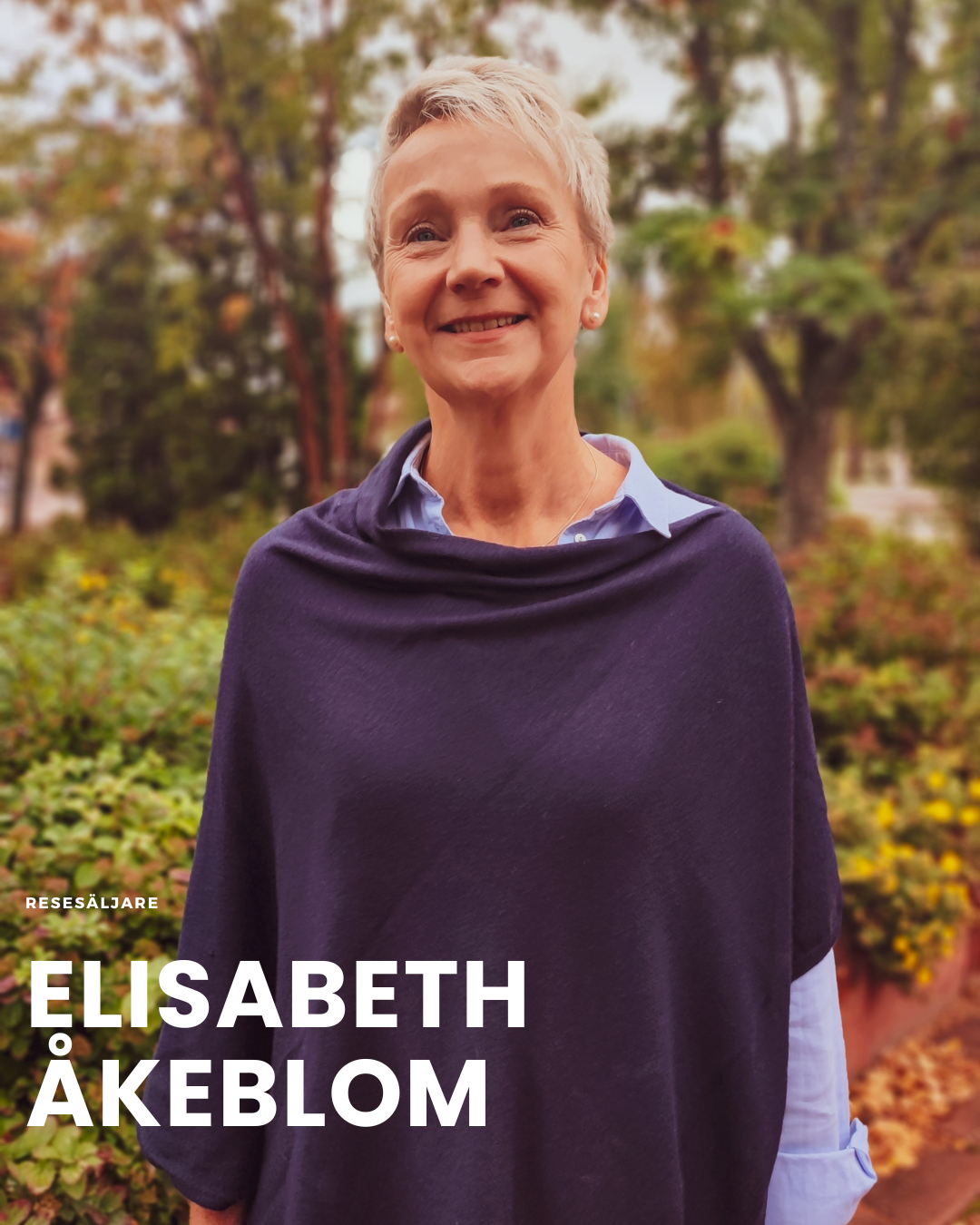 Elisabeth Åkeblom, resesäljare