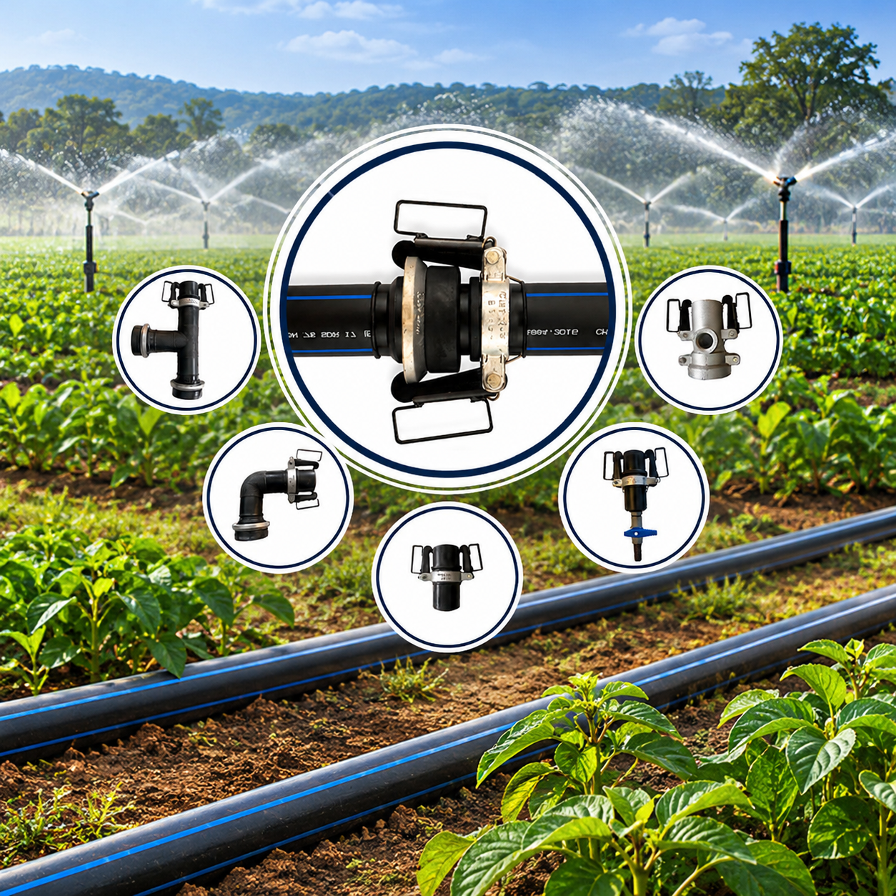High Pressure Sprinkler Irrigation System