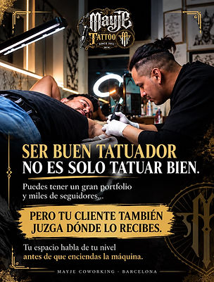 Being a good tattoo artist is not just tattooing well