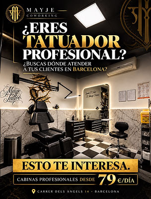 Are you a professional tattoo artist? Cabins from €79/day