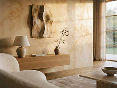 Venetian plaster feature wall, Kingston