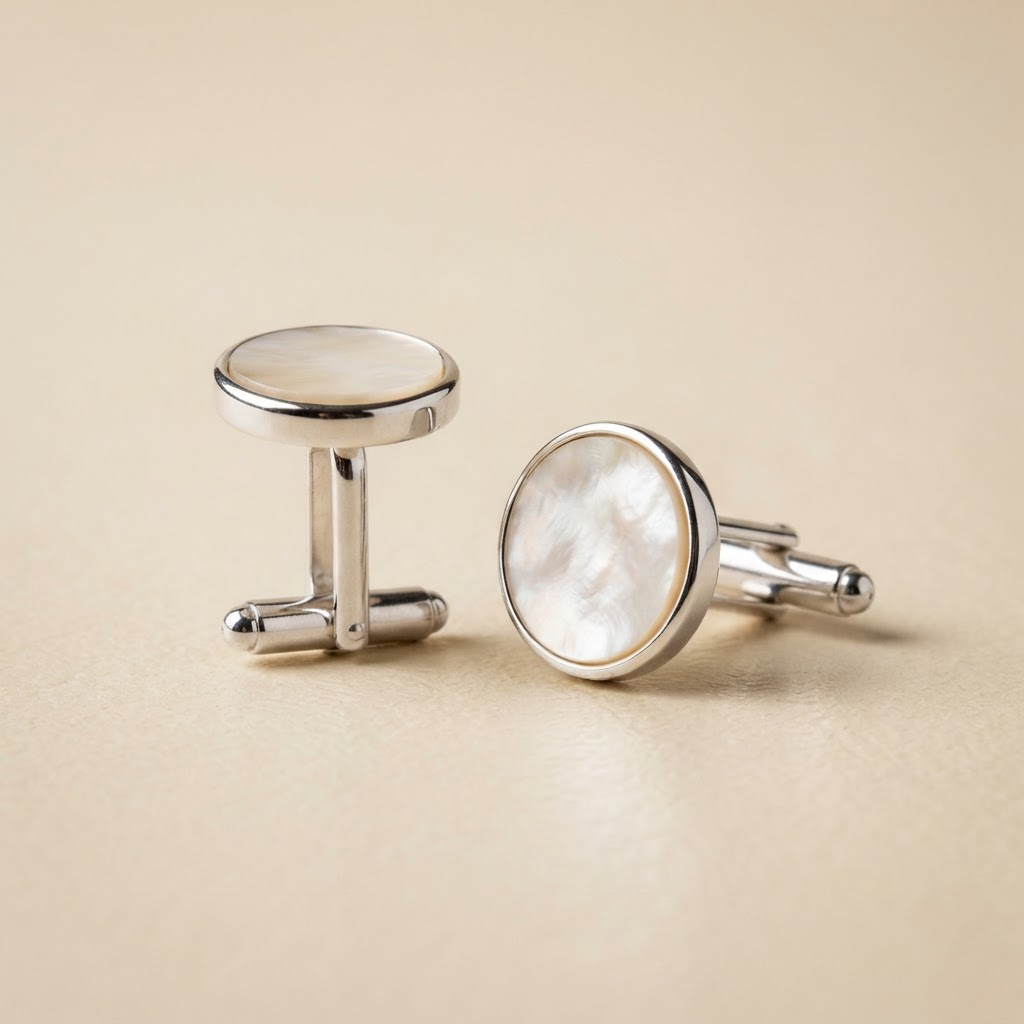 Onyx & Sterling Cufflinks