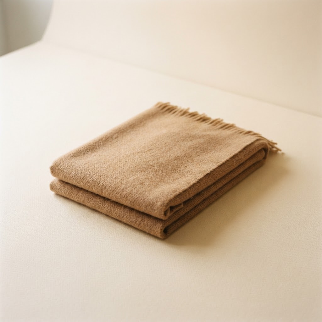 Slate Silk-Wool Scarf