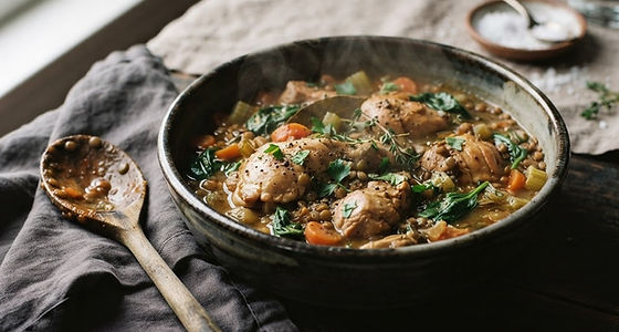 One-Pot Chicken and Lentils