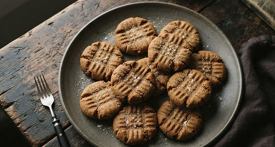 Sugar-Free Brown Sugar Peanut Butter Cookies